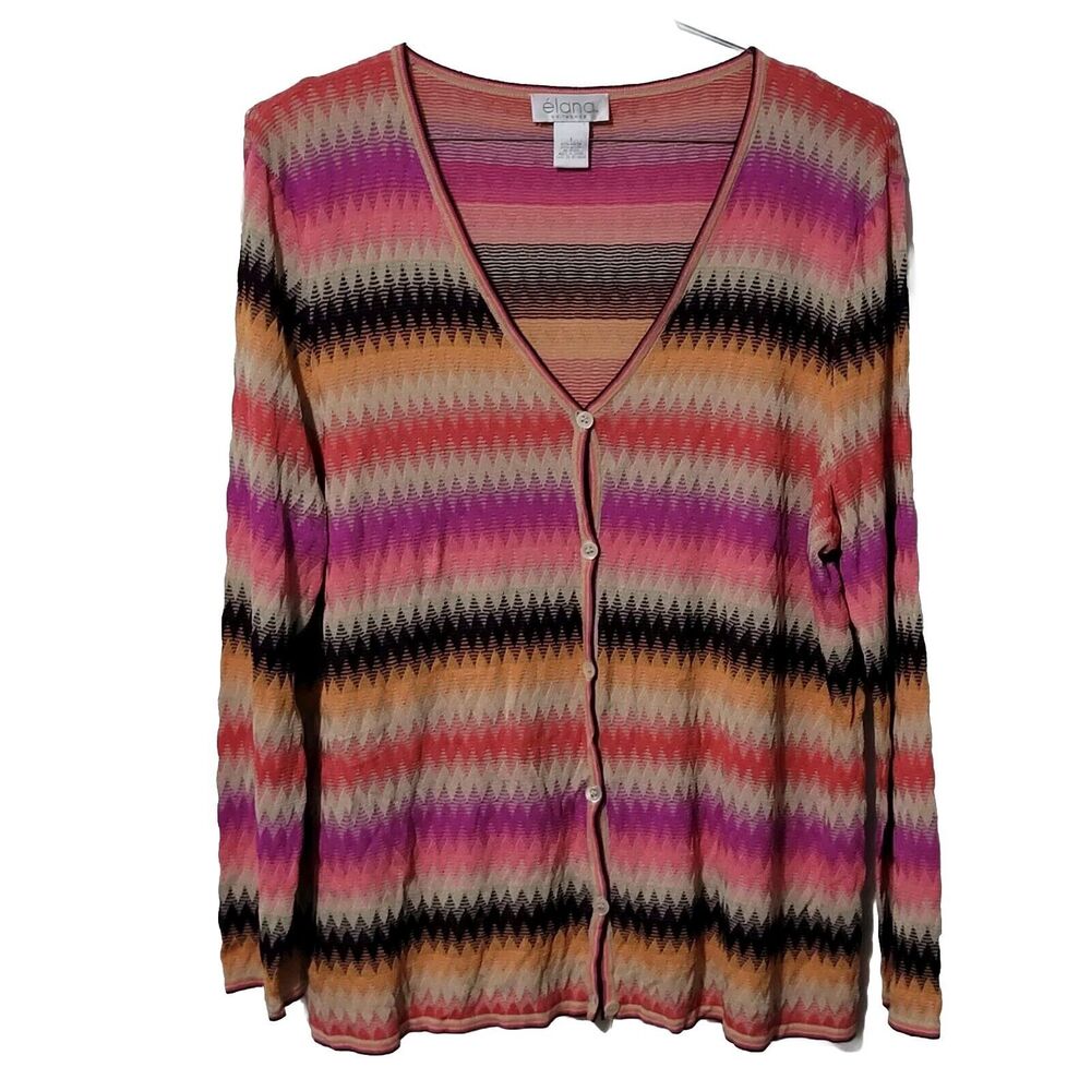 Elana By Tanner Cardigan Sweater Womens S or Size 1 Pink Light Academia Career